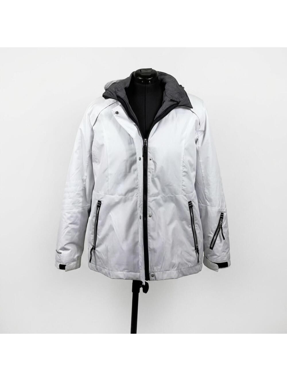Sierra White & Black 3 in 1 Winter Jacket (XL)
